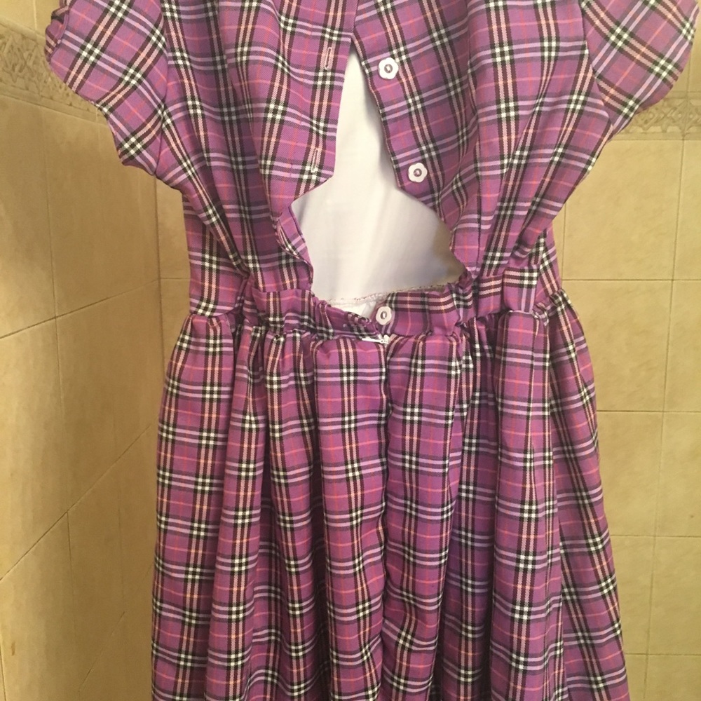 Bonnechance collections size medium plaid dress - Picture 2 of 3